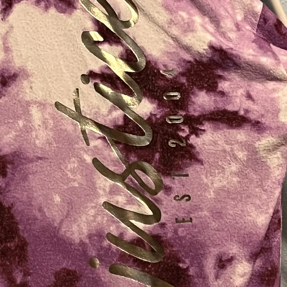 Tie-Dye Hacci Hoodie lilac snow dye effect size XXL 16P/18P